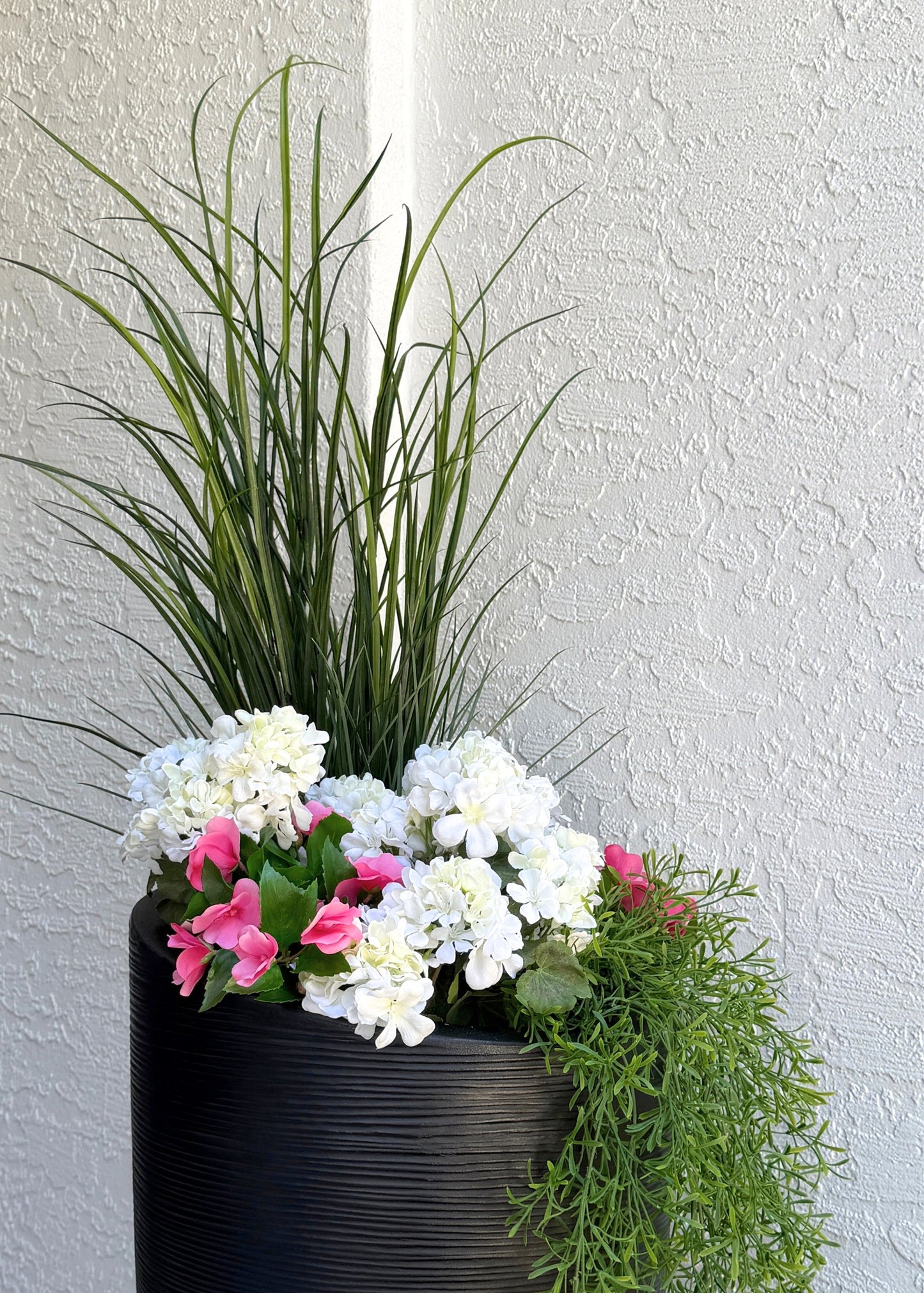 UV Treated Fake Plants Indoor/Outdoor Tall Grass Bush - 36"