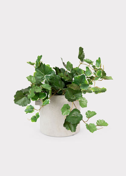 UV Resistant Fake Outdoor Hanging Geranium Plant - 21"