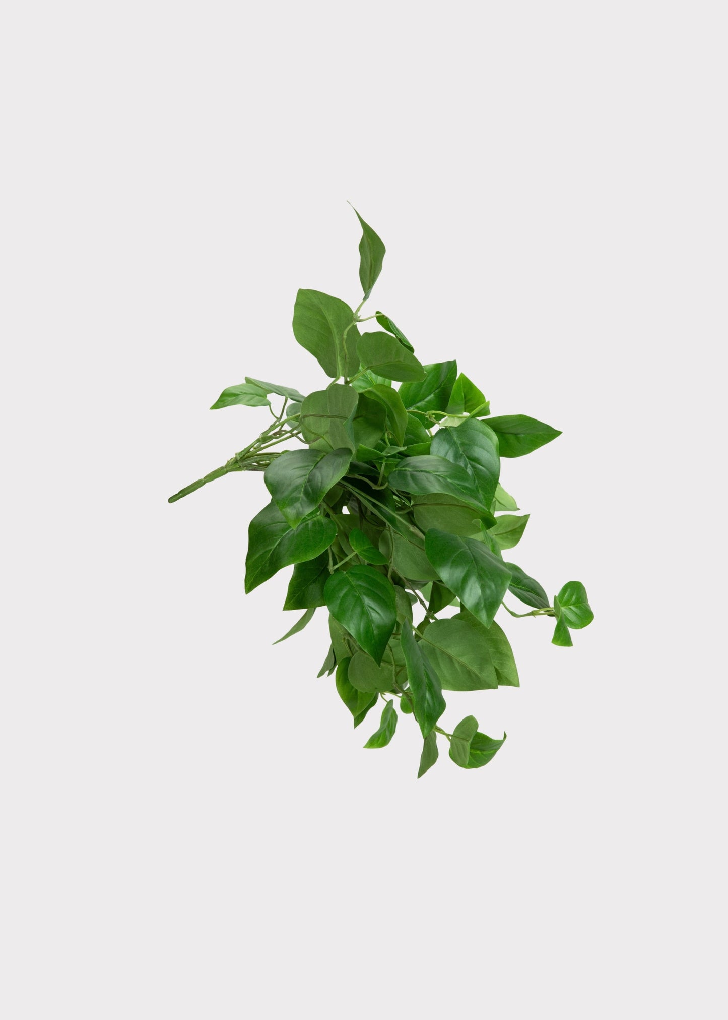 UV Treated Fake Indoor/Outdoor Hanging Philodendron Plant - 16"