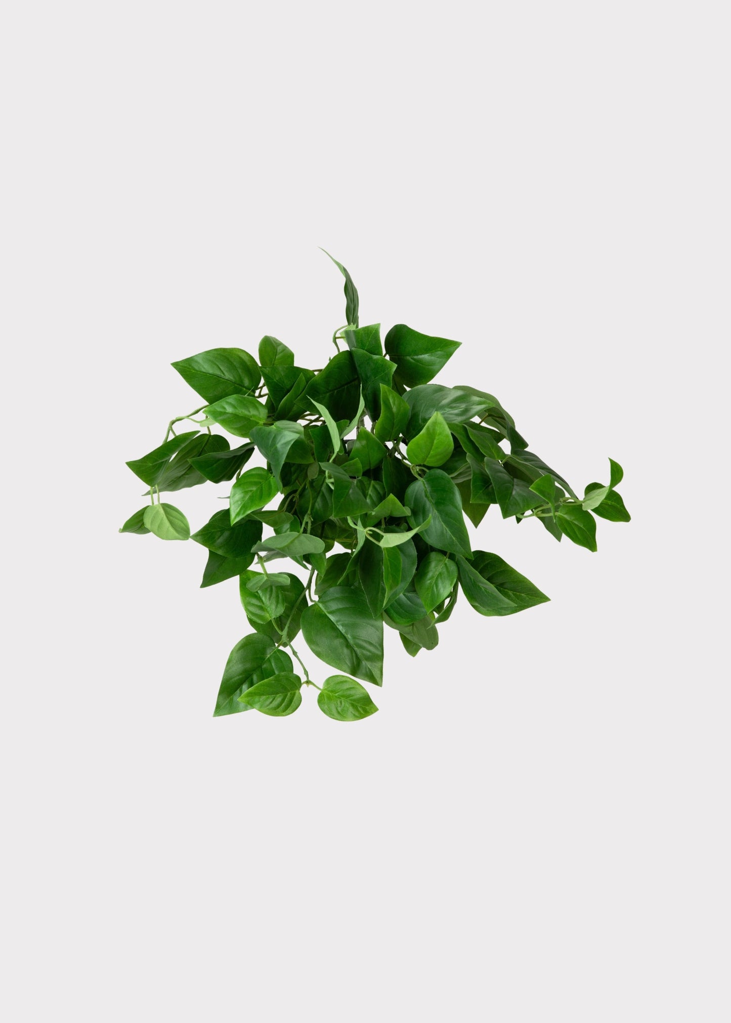 UV Treated Fake Indoor/Outdoor Hanging Philodendron Plant - 16"
