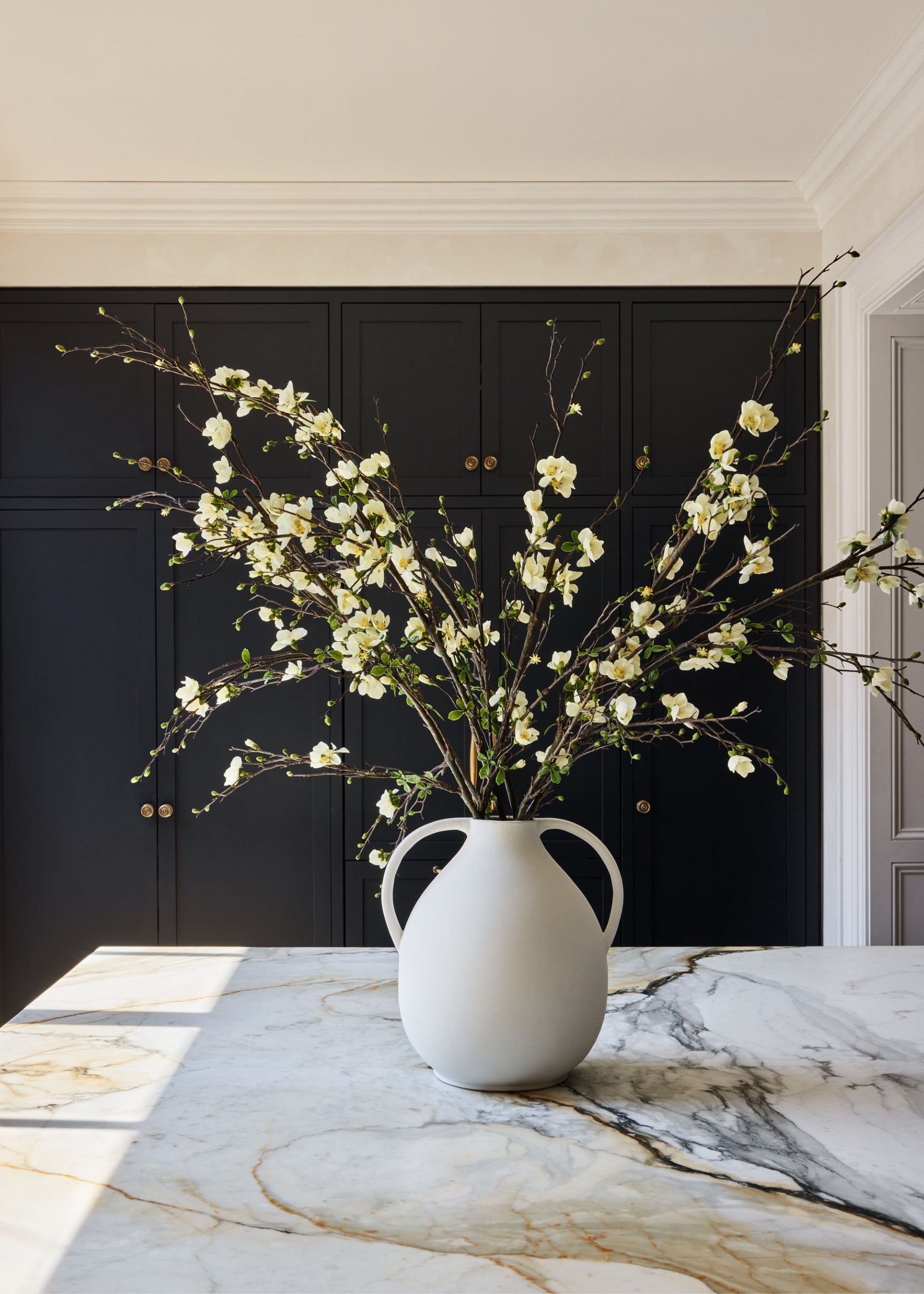 Large Cream Blossom Branch Design