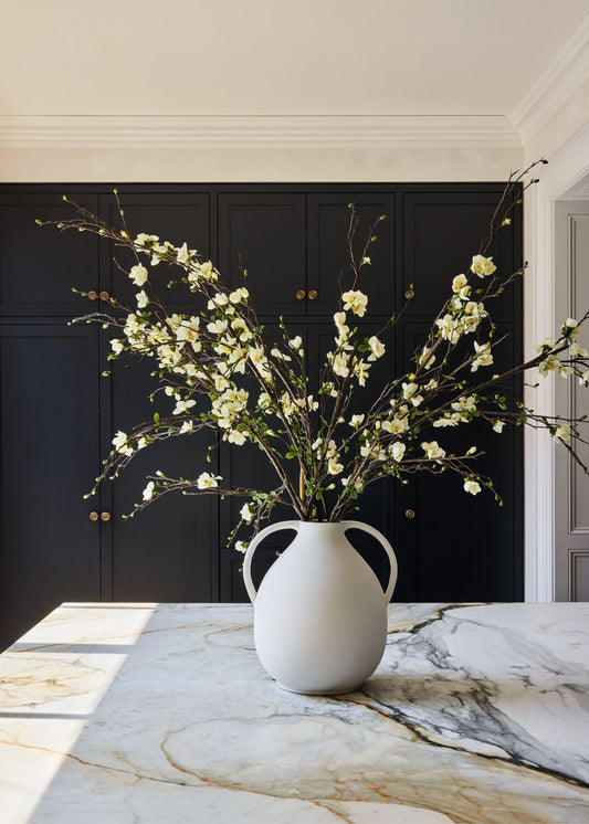 Large Cream Blossom Branch Design