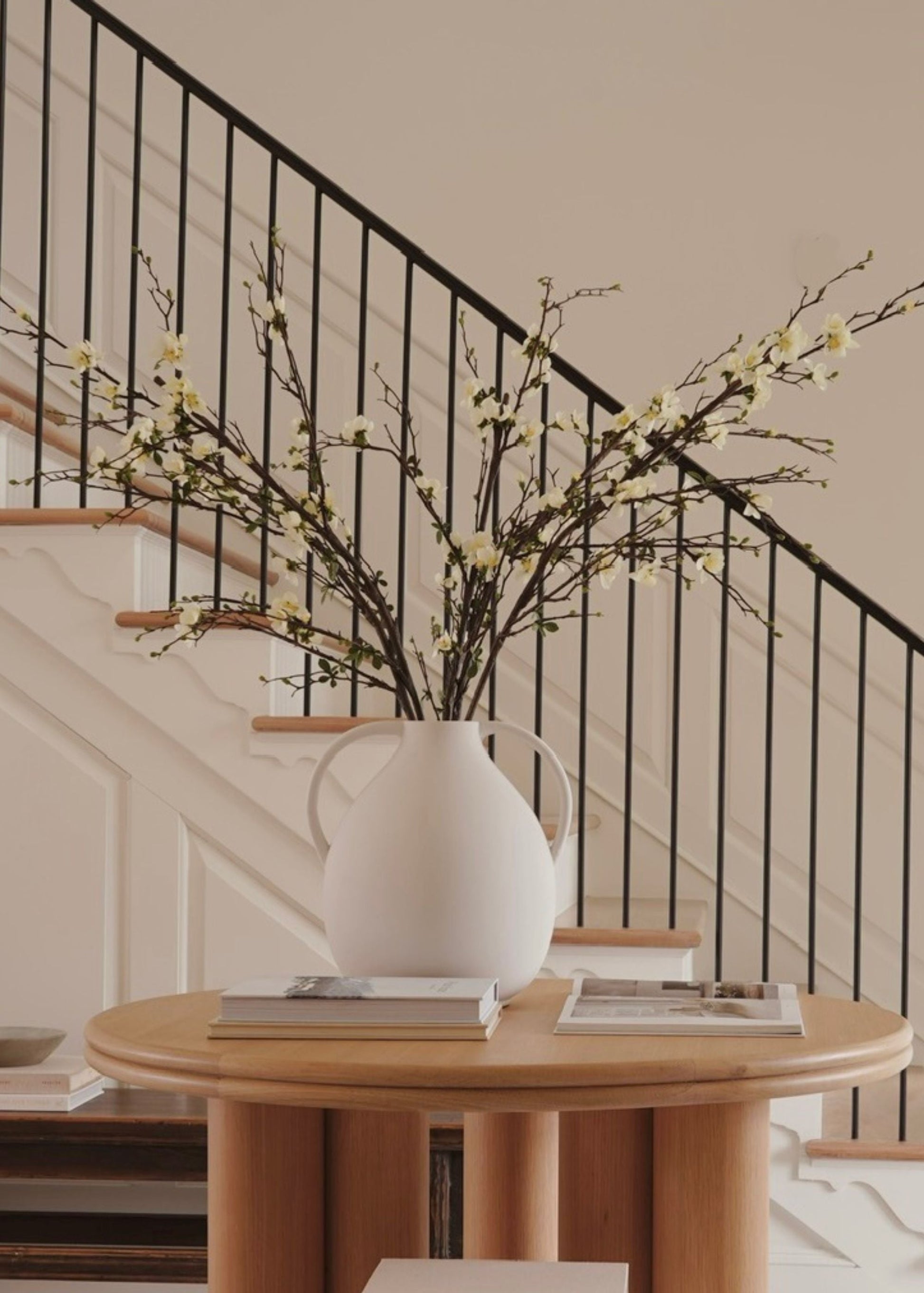 Large Cream Blossom Branch Design