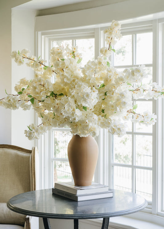 Large Spring White Cherry Blossom Design