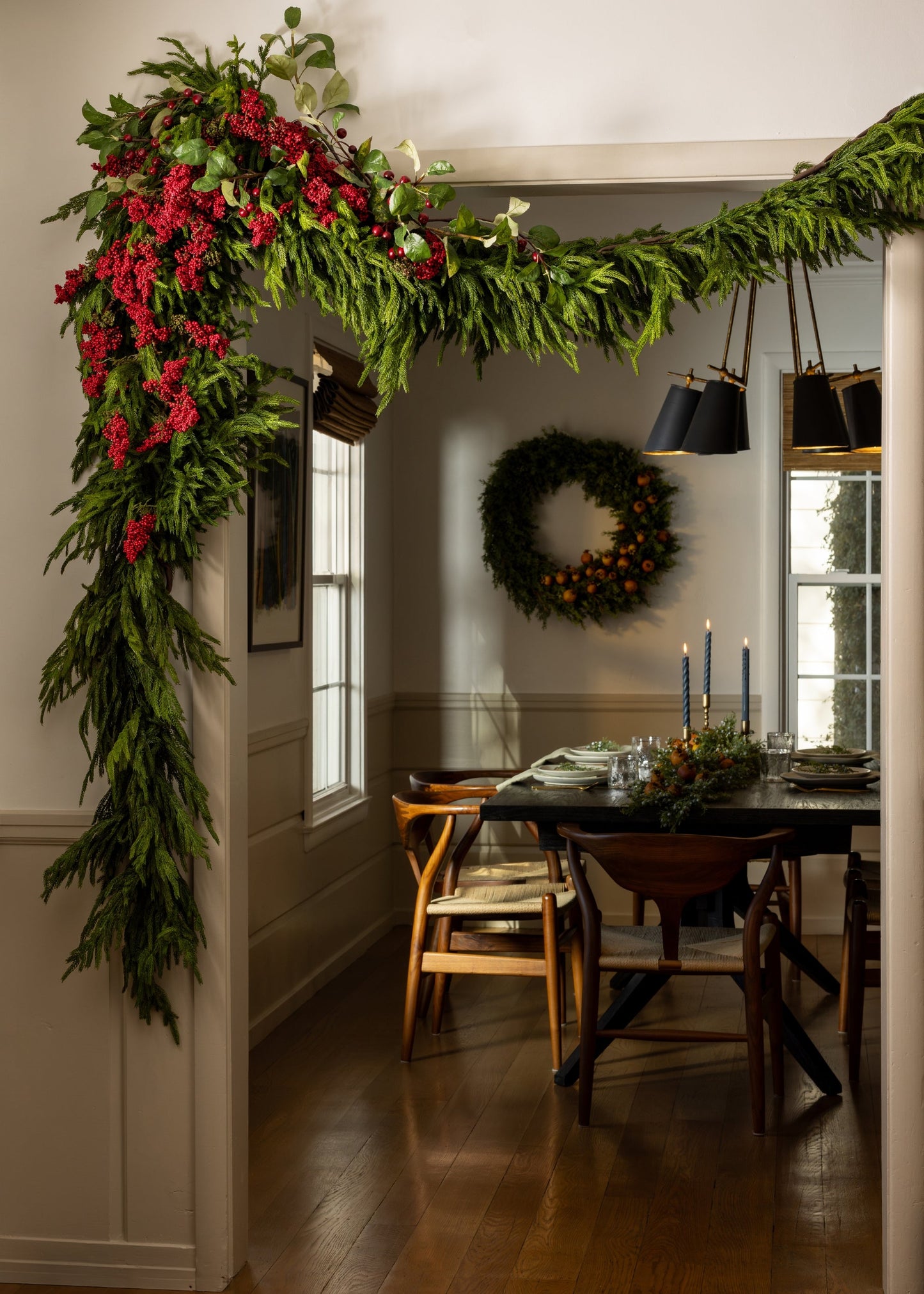 Afloral™ Real Touch Deluxe Norfolk Pine Garland - 96"
