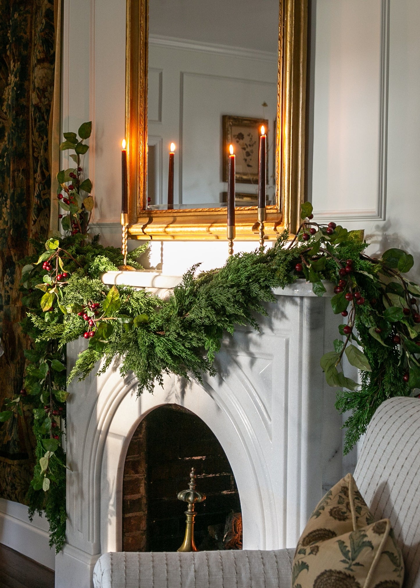 SAVE - Deluxe Artificial Cedar Garland - 108"