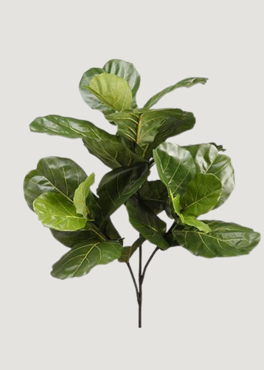 Tall Artificial Fiddle Leaf Fig Branch - 41"