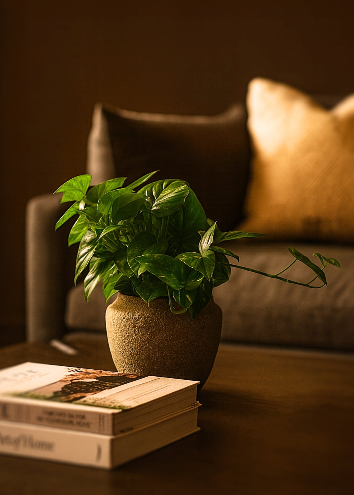 Artificial Pothos UV Treated Indoor/Outdoor Hanging Plant - 19"