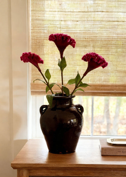 Hot Pink Artificial Celosia Flower Stem - 28"