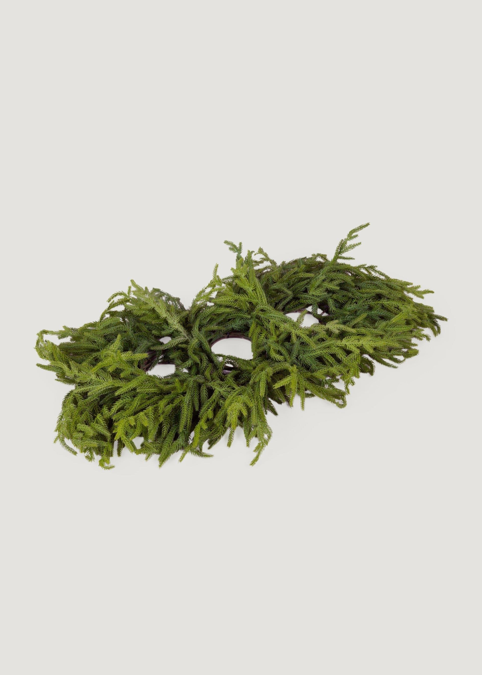 Afloral™ Real Touch Norfolk Pine 3-Pillar Candle Centerpiece - 36"