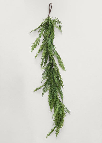 Real Touch Lebanon Cedar Holiday Table Garland - 48"