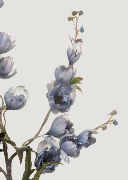 Artificial Delphinium Wildflower in Dusty Blue - 40.5"