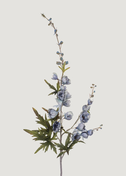Artificial Delphinium Wildflower in Dusty Blue - 40.5"