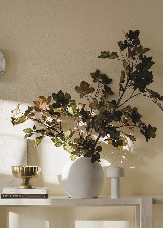 Large Chestnut Branch with Compote Accent Design