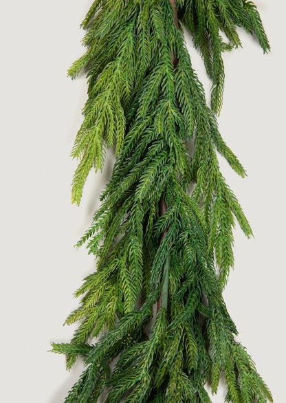 SAVE - Afloral™ Real Touch Norfolk Pine Garland - 60"