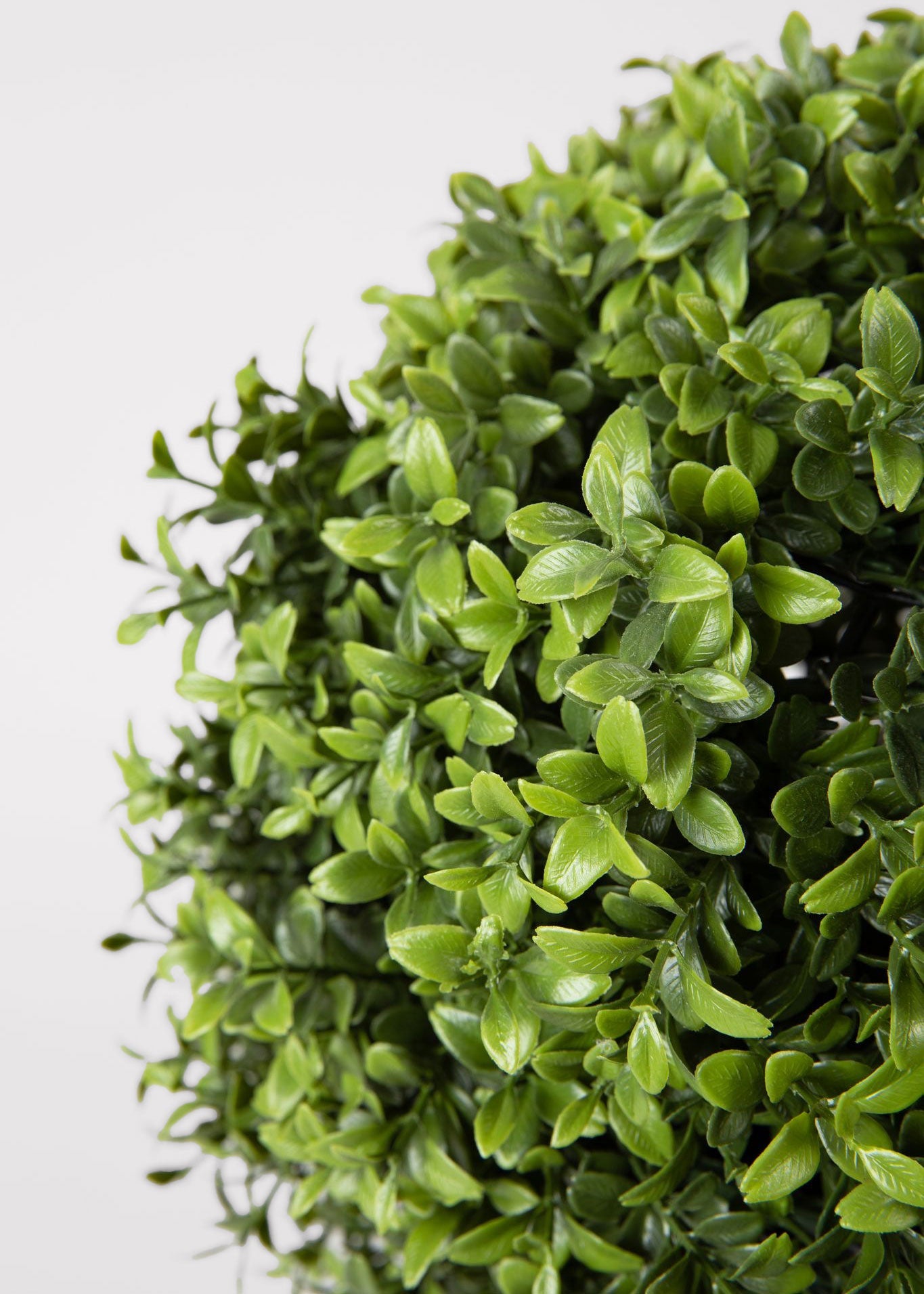 UV Treated Outdoor Boxwood Topiary Fake Plant in Pot - 22"
