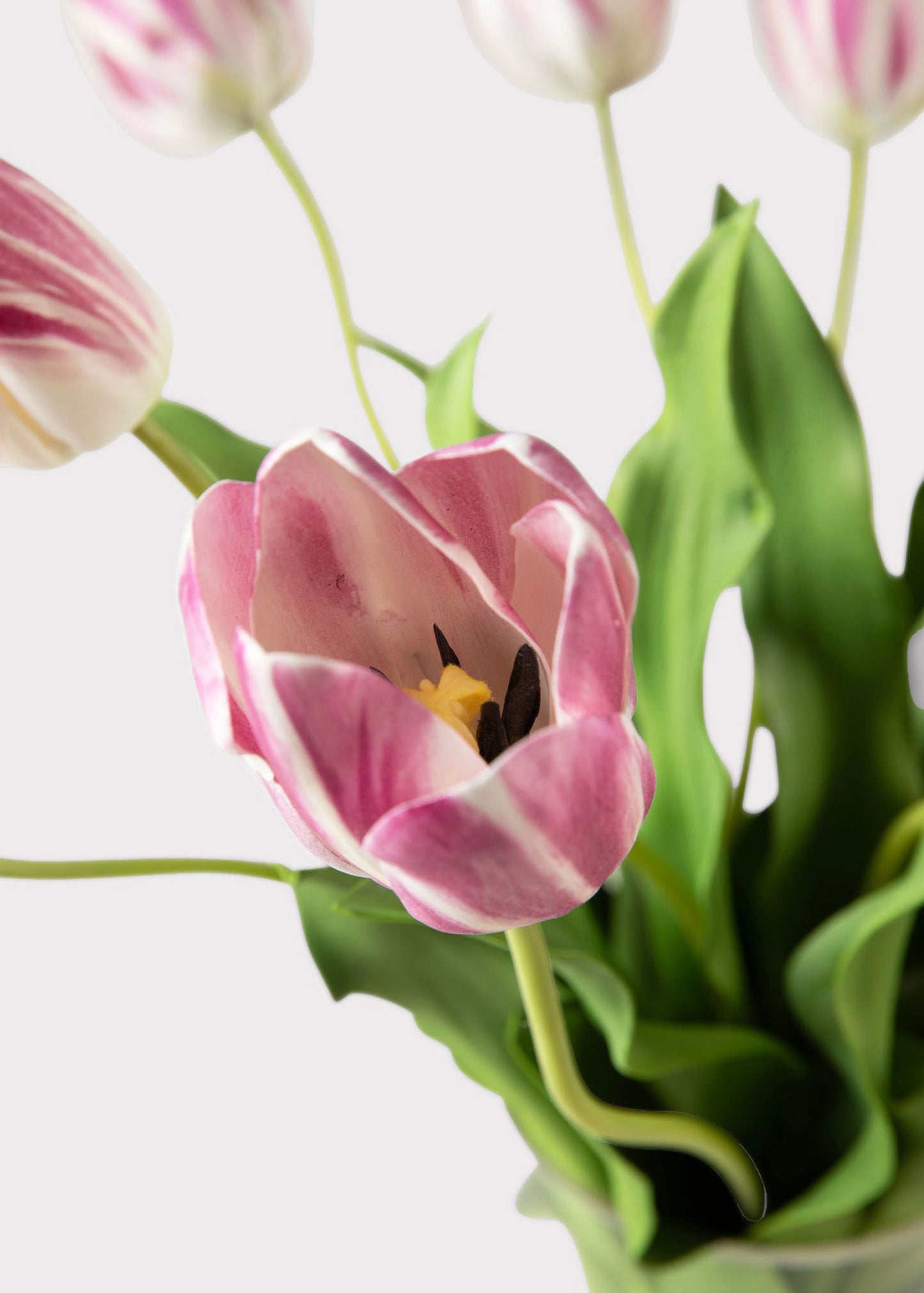 SALE - Mauve Faux Tulip Arrangement - 22"