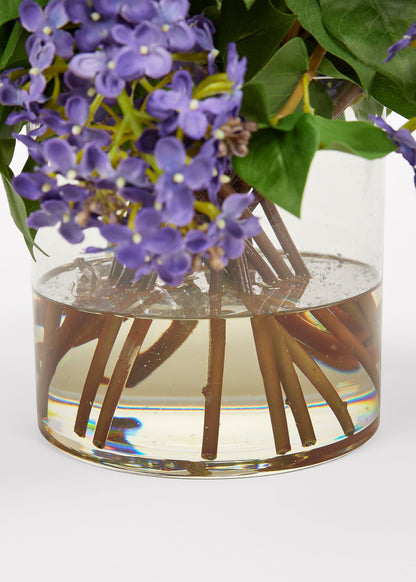Purple Faux Lilac Arrangement - 18"