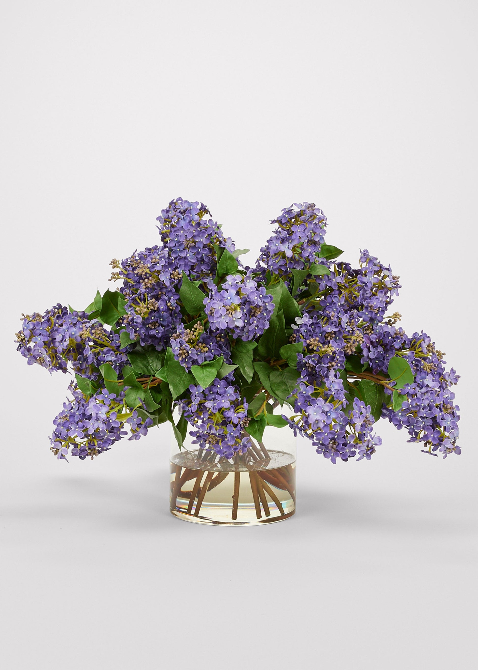 Purple Faux Lilac Arrangement - 18"