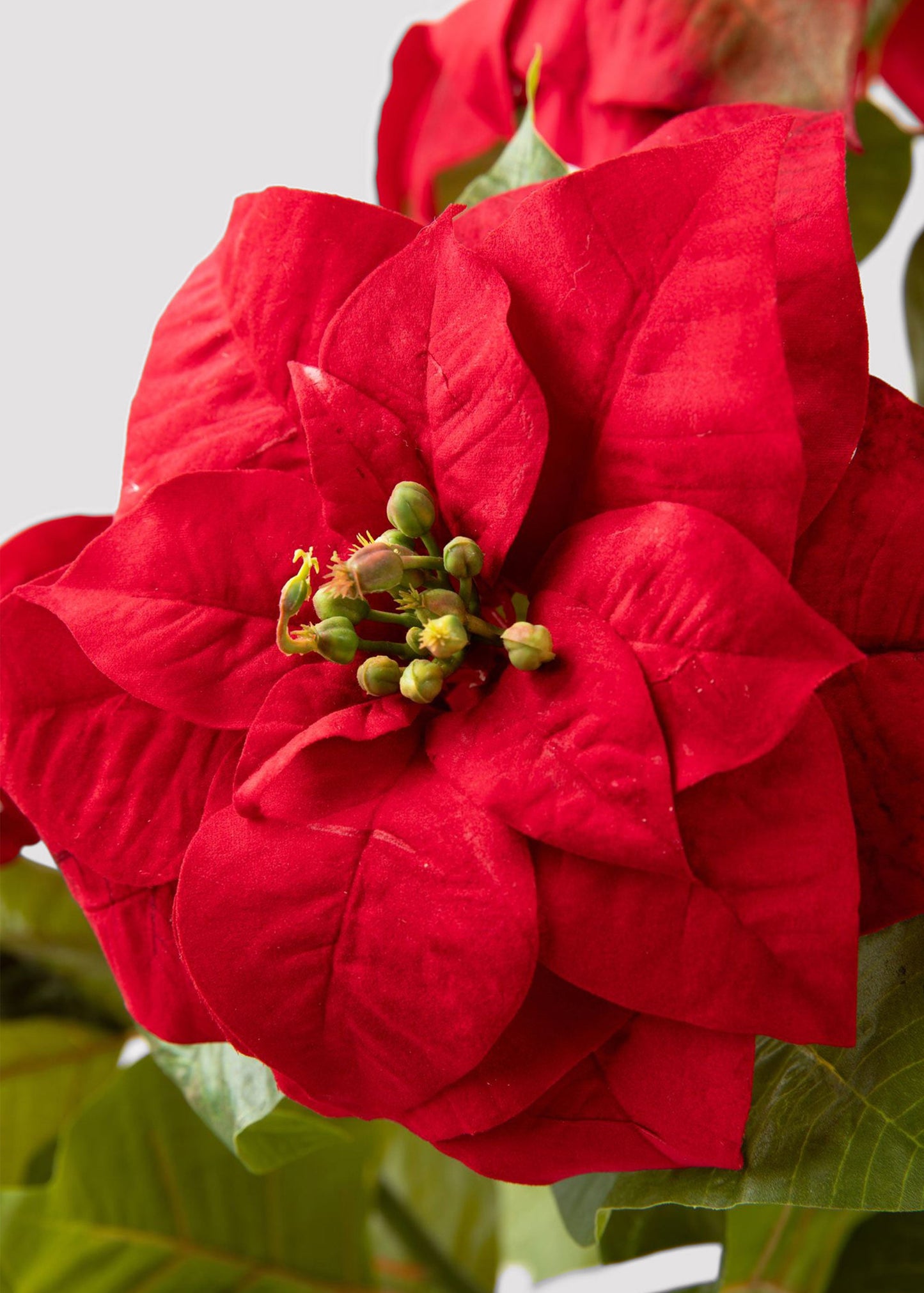 SALE - Tabletop Artificial Poinsettia Tree - 36"
