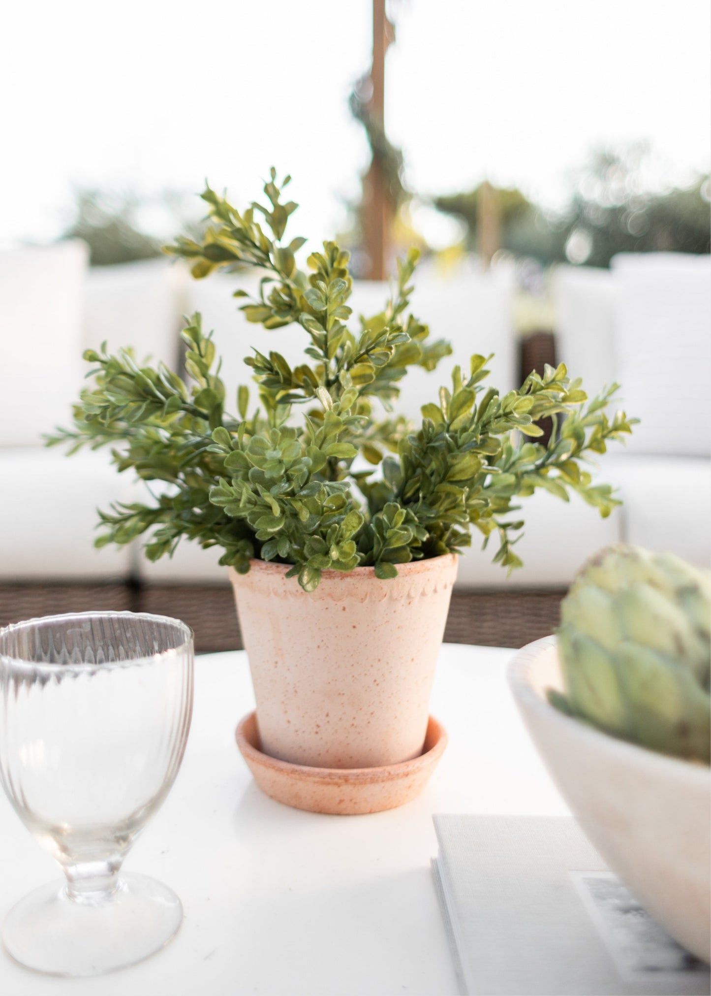 Artificial Plants Boxwood Bush - 15"