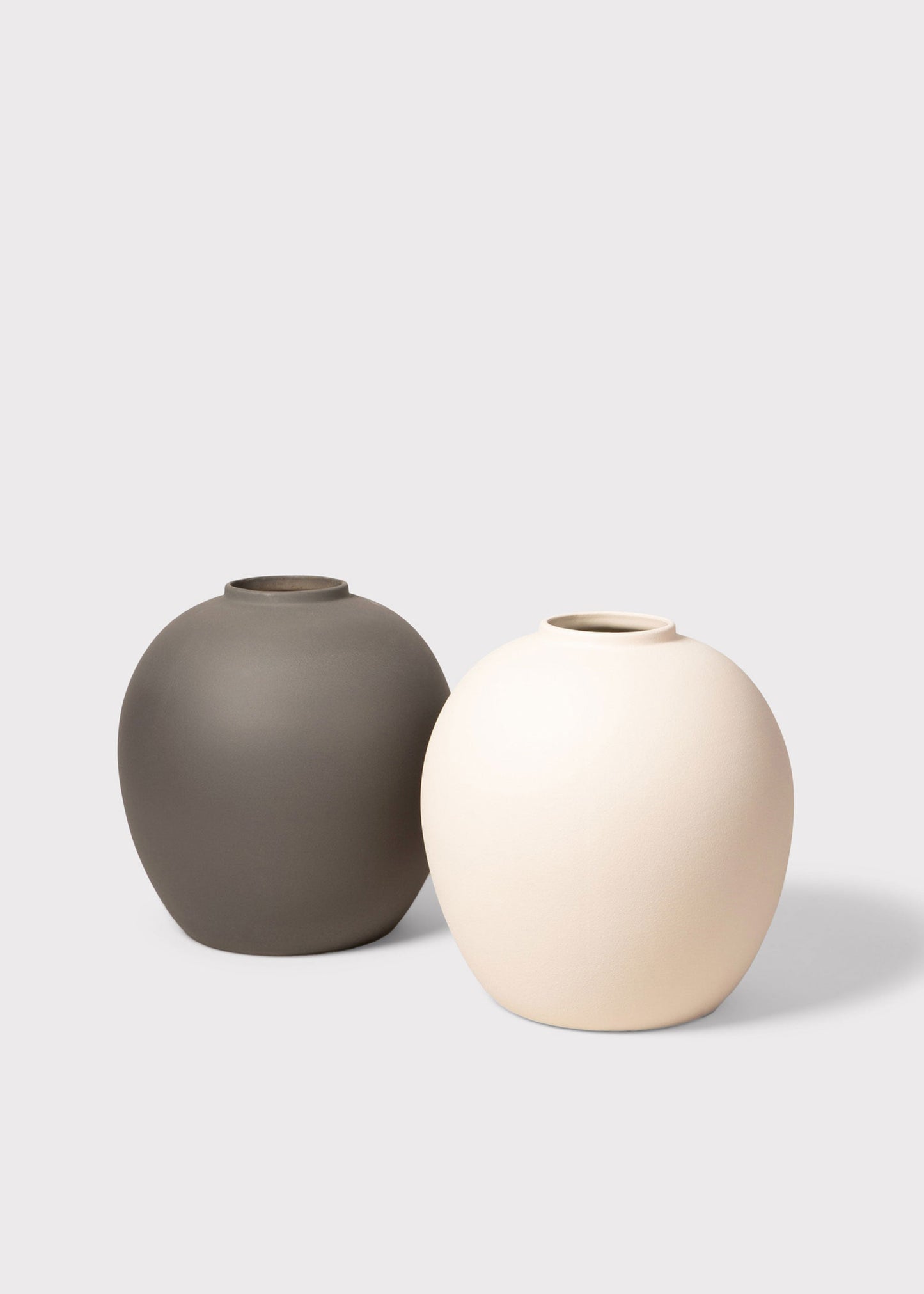 Afloral™ Edie Stoneware Vase in Matte Slate- 10.75"