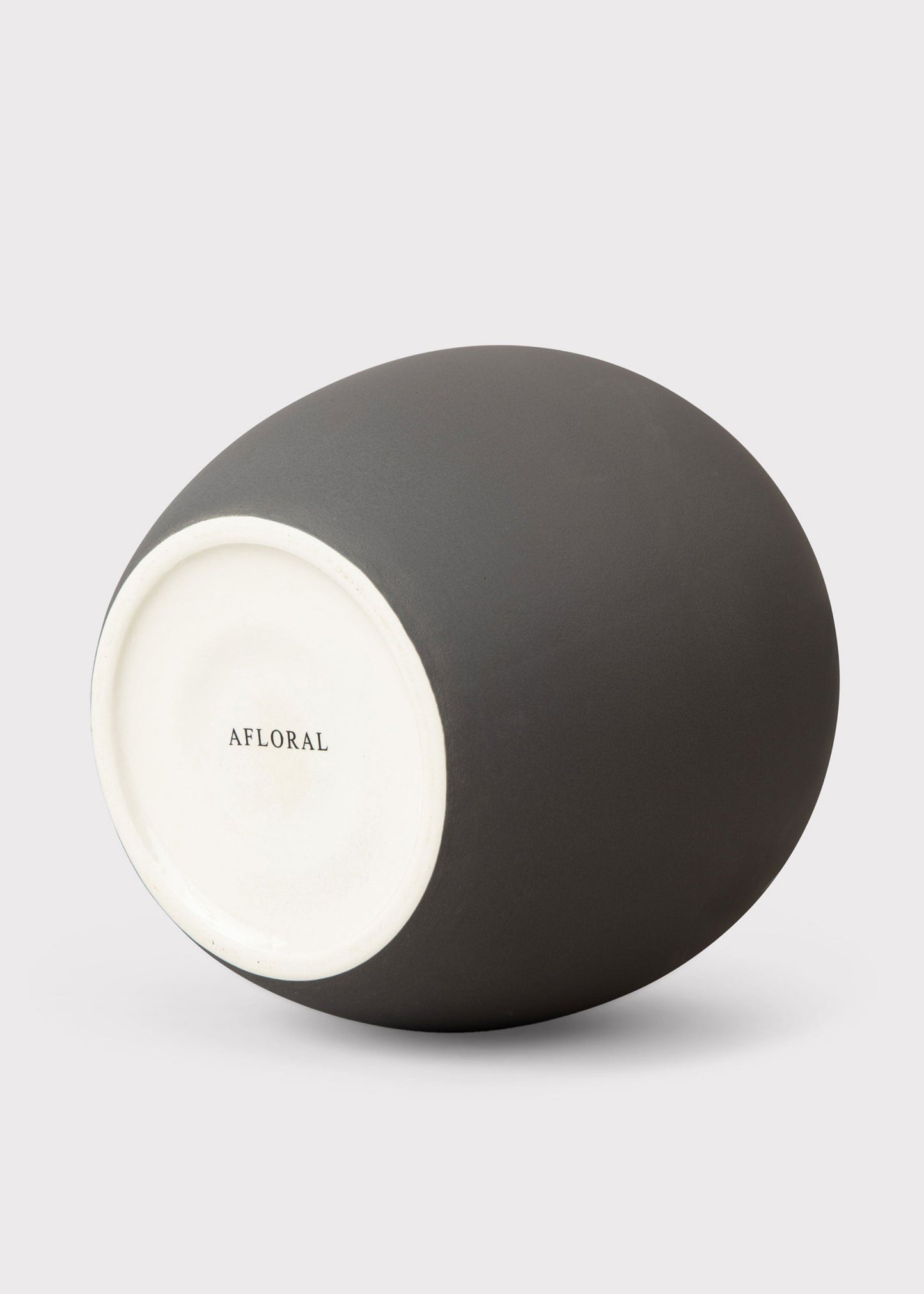 Afloral™ Edie Stoneware Vase in Matte Slate- 10.75"