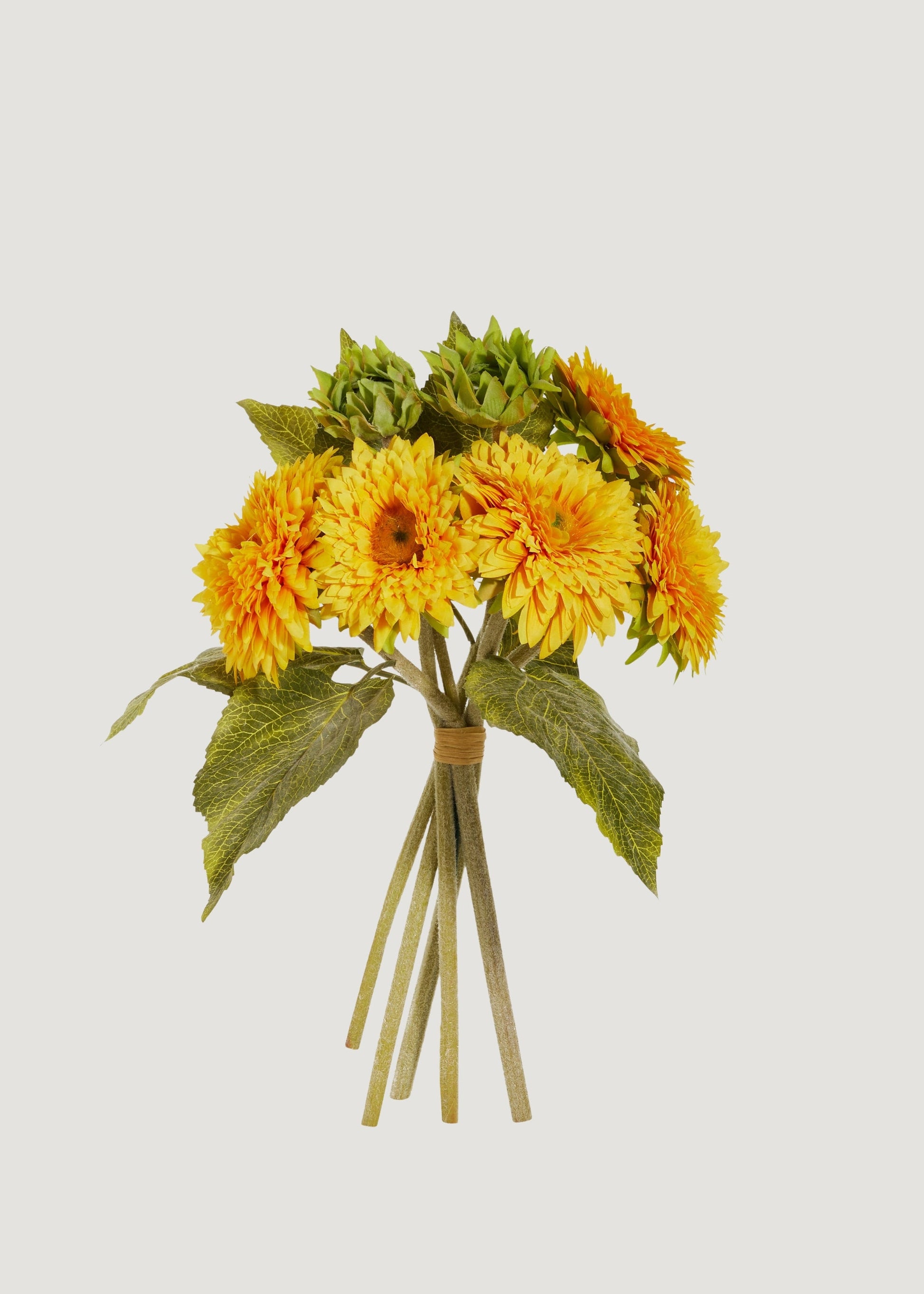 Artificial Sunflower Bundle in Yellow - 18"