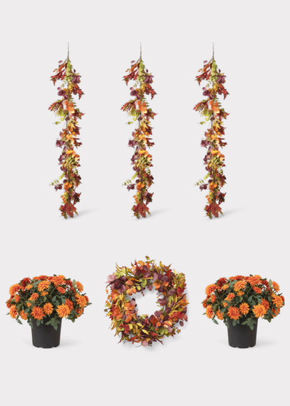 Autumn Harvest Front Door Design Set