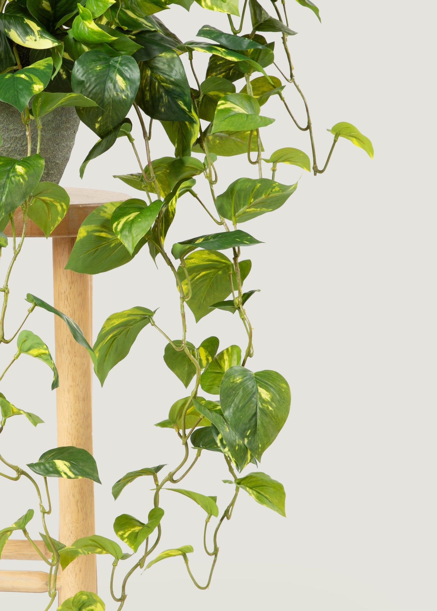 Deluxe Real Touch Pothos Fake Hanging Plant - 36"