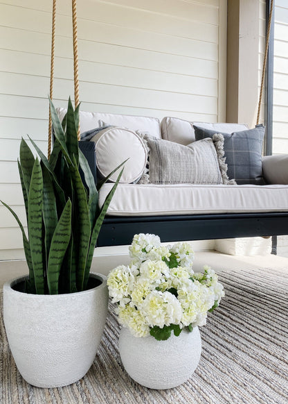 UV Treated Outdoor Fake Potted Sansevieria Snake Plant - 35"