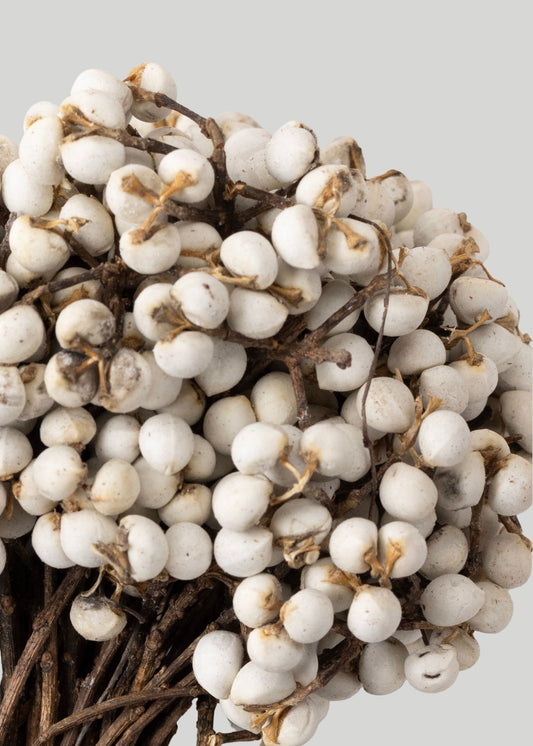 Natural White Dried Tallow Berries - 4-5 oz Bunch